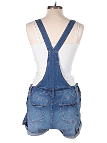 Wax Jean Overall Shorts (view 2)