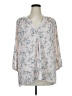 Mercer & Madison 100% Polyester Ivory 3/4 Sleeve Blouse Size 1X - photo 1