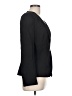 August Silk 100% Silk Black Silk Blazer Size 10 - photo 4