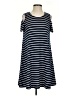 Sugar Lips Stripes Blue Casual Dress Size S - photo 1