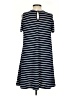 Sugar Lips Stripes Blue Casual Dress Size S - photo 2