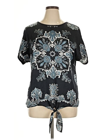 Dana Buchman Short Sleeve Blouse (view 1)