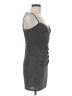 Trixxi Metallic Gray Cocktail Dress Size M - photo 4