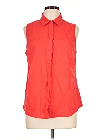 SONOMA life + style Sleeveless Button-Down Shirt (view 1)