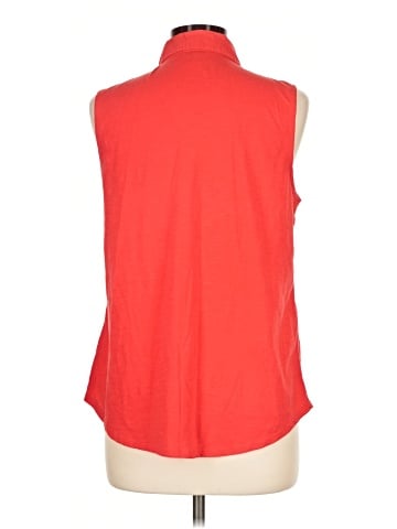 SONOMA life + style Sleeveless Button-Down Shirt (view 2)