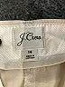 J.Crew Solid Ivory Khaki Shorts Size 14 - photo 3