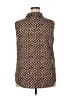 Liz Claiborne Tweed Brown Sleeveless Blouse Size XXL - photo 2