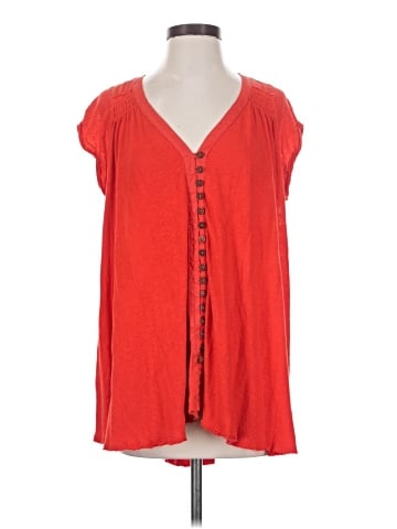 Free People Short Sleeve Blouse (view 1)