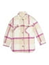 H&M Plaid Ivory Coat Size 6X - photo 1