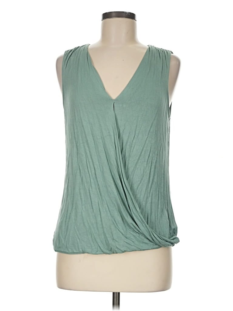 Pre-owned Bobeau Sleeveless Blouse In Green