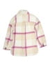 H&M Plaid Ivory Coat Size 6X - photo 2