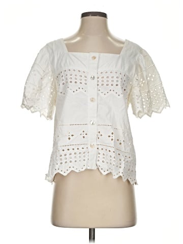 Nicole Miller Artelier Short Sleeve Blouse (view 1)