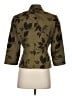 Le Suit 100% Polyester Floral Green Blazer Size 4 Petite - photo 2