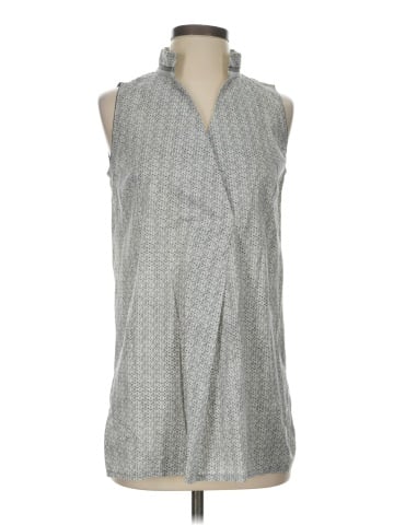 Lafayette 148 New York Sleeveless Button-Down Shirt (view 1)