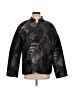 Chico's 100% Polyester Print Black Jacket Size XL (3) - photo 1