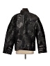 Chico's 100% Polyester Print Black Jacket Size XL (3) - photo 2
