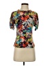Nanette Lepore Silver Short Sleeve Top Size XS - photo 1