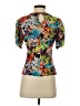 Nanette Lepore Silver Short Sleeve Top Size XS - photo 2