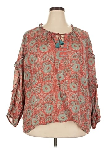 Johnny Was 3/4 Sleeve Blouse (view 1)