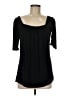 Ninety Black 3/4 Sleeve Top Size M - photo 1