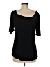 Ninety Black 3/4 Sleeve Top Size M - photo 2