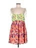 Glamorous 100% Polyester Floral Orange Casual Dress Size M - photo 1