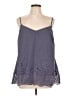 City Chic 100% Polyester Gray Sleeveless Blouse Size 12 - photo 1