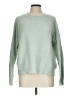 Vero Moda Solid Green Pullover Sweater Size L - photo 1