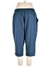 St. John's Bay 100% Polyester Blue Casual Pants Size XL (petite) - photo 2