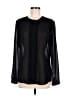 Olive and Oak 100% Polyester Black Long Sleeve Blouse Size M - photo 1