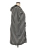 Lands' End 100% Cotton Stripes Gray Coat Size 18 - photo 4