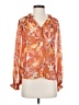 Chenault Orange Long Sleeve Blouse Size S - photo 1