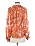 Chenault Orange Long Sleeve Blouse Size S - photo 2