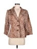 Joan Rivers Animal Print Brown Blazer Size M - photo 1