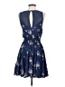 Guess 100% Polyester Floral Blue Casual Dress Size XS - photo 2