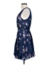 Guess 100% Polyester Floral Blue Casual Dress Size XS - photo 5