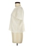 TSE 100% Linen Ivory Short Sleeve Top Size M - photo 5