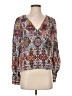 Veronica Beard Silver Long Sleeve Blouse Size 4 - photo 1