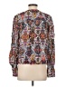 Veronica Beard Silver Long Sleeve Blouse Size 4 - photo 2
