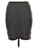 Basic House Solid Gray Casual Skirt Size L - photo 2