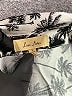Love Notes 100% Rayon Print Silver Short Sleeve Blouse Size S - photo 7
