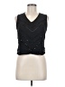 Valerie Stevens 100% Silk Black Sleeveless Silk Top Size M - photo 1