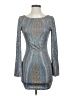 Thirty/Thirty Metallic Silver Cocktail Dress Size XS - photo 1