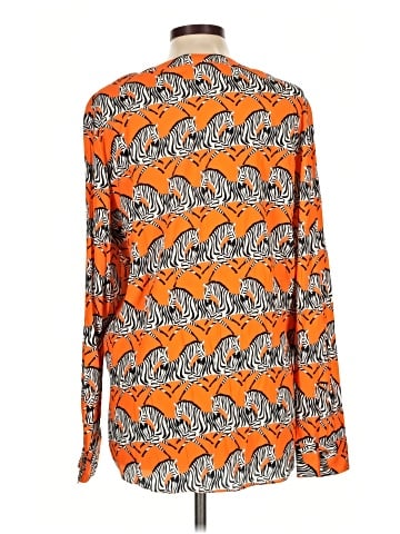 Assorted Brands Long Sleeve Silk Top (view 2)