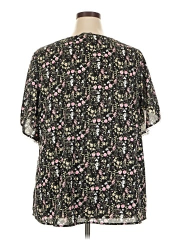 BLOOMCHIC Short Sleeve Blouse (view 2)