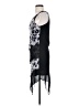 Misope 100% Polyester Animal Print Gray Cocktail Dress Size S - photo 5