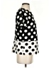 Daniel Rainn Polka Dots Black Short Sleeve Top Size S - photo 4