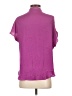 Naked Zebra 100% Polyester Purple Short Sleeve Blouse Size S - photo 2