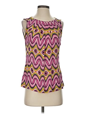 Tory Burch Sleeveless Silk Top (view 1)