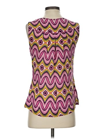 Tory Burch Sleeveless Silk Top (view 2)